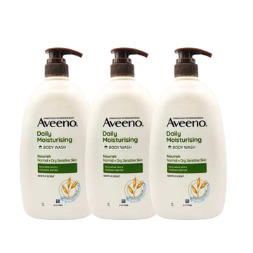 [Bundle of 3] Aveeno Daily Moisturizing Body Wash 1000mL | Skin Moisturising / Dry Skin