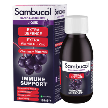 [Bundle of 3] Sambucol Extra Defence Liquid, 120mL (12y+)