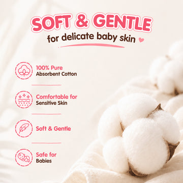 Baebear Baby Cotton Buds Double Head 200pcs