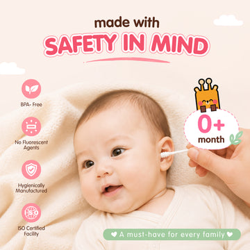 Baebear Baby Cotton Buds Double Head 200pcs