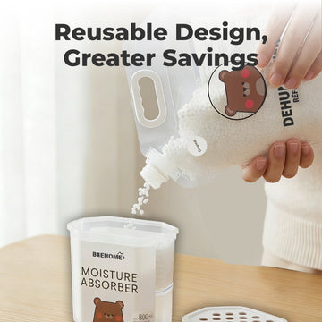 Baebear Dehumidifier Empty Single Box White Lid, 350g