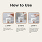 Baebear Dehumidifier Empty Single Box White Lid, 350g