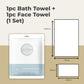 Baehome Disposable Towel & Face Set