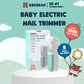 Baebear Electric Baby Nail Trimmer Set with LED Light | Suitable from 0M+ | Safe Gentle Newborn & Toddler Nail Care