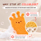 Baebear Natural Baby Bath Sponge | Extra Soft Natural Cotton | Plant-Based Pulp Sponge for Gentle Bath Time