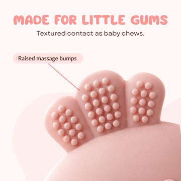 BAEBEAR Baby Silicone Teething Mitten | 100% Food Grade Silicone | 3 Designs