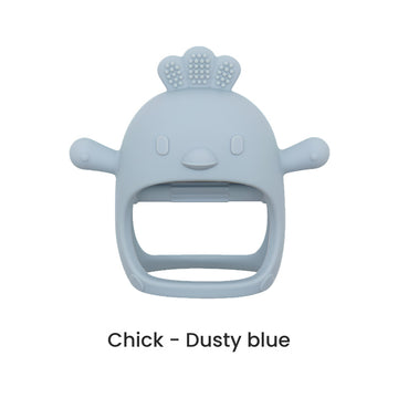 BAEBEAR Baby Silicone Teething Mitten | 100% Food Grade Silicone | 3 Designs