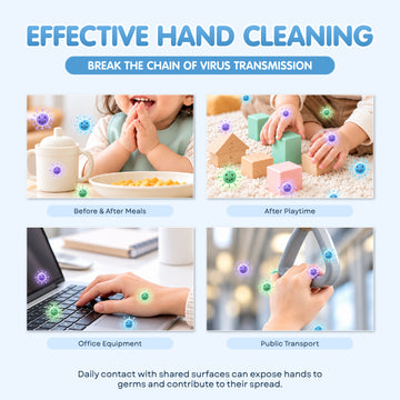 Baebear 75% Alcohol Wipes 50 Sheets 99.9% Disinfection Sanitizing Wet Wipes | Kills 99.9% Germ | Meishiyu Alcohol Wipes
