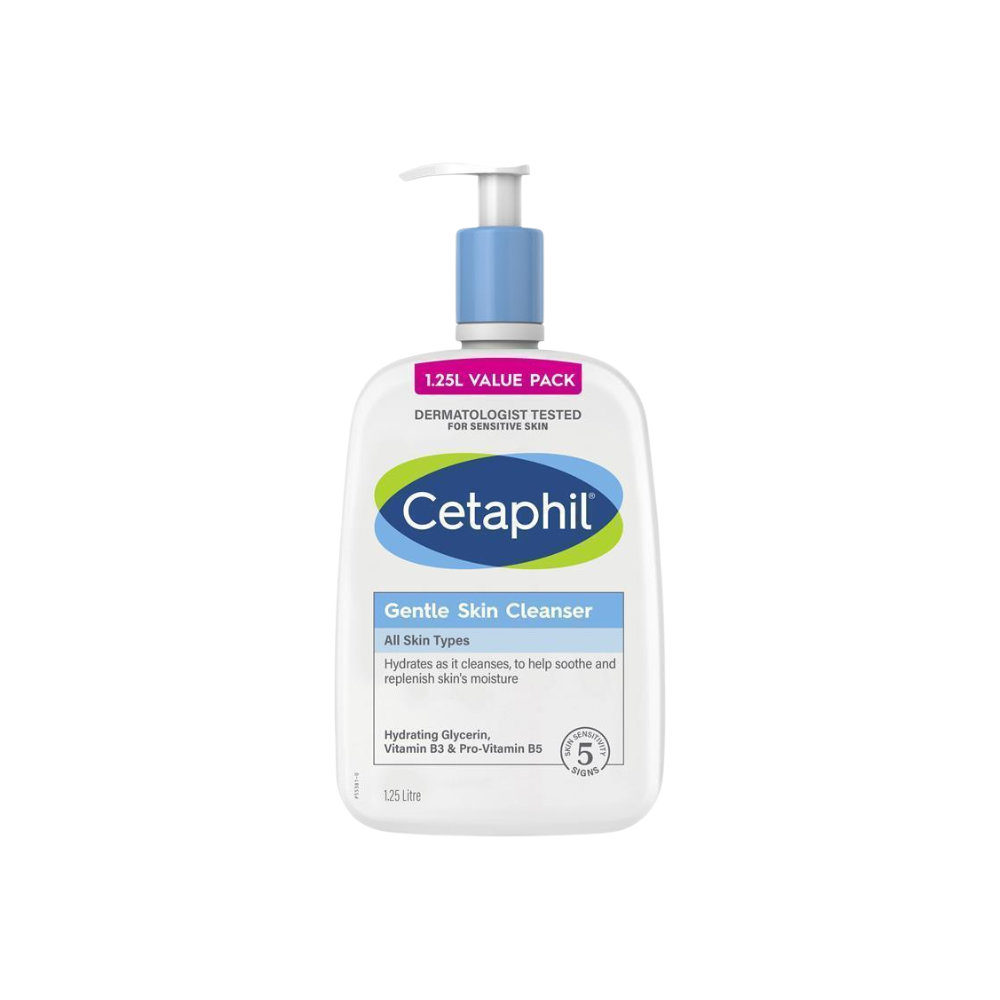 Cetaphil Gentle Skin Cleanser For Face & Body, 1.25L