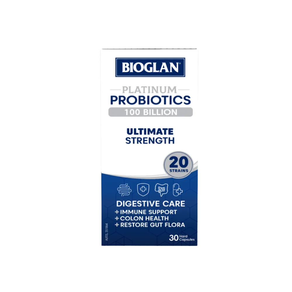 Bioglan Platinum Probiotic 100B Ultimate Strength 30caps