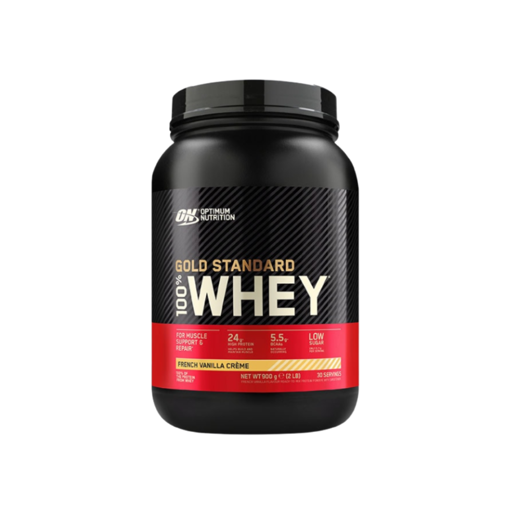 Optimum Nutrition Gold Standard 100% Whey French Vanilla Creme, 2LB