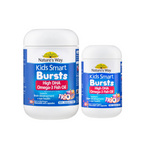 Nature's Way Kids Smart Bursts High DHA Omega 3 Fish Oil Tri,  60 | 180 capsules