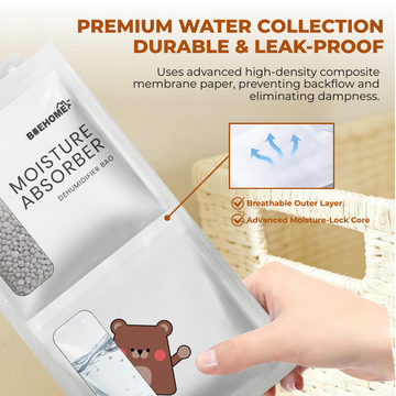 BAEHOME Hanging Dehumidifier Bag 230g, Original | Charcoal
