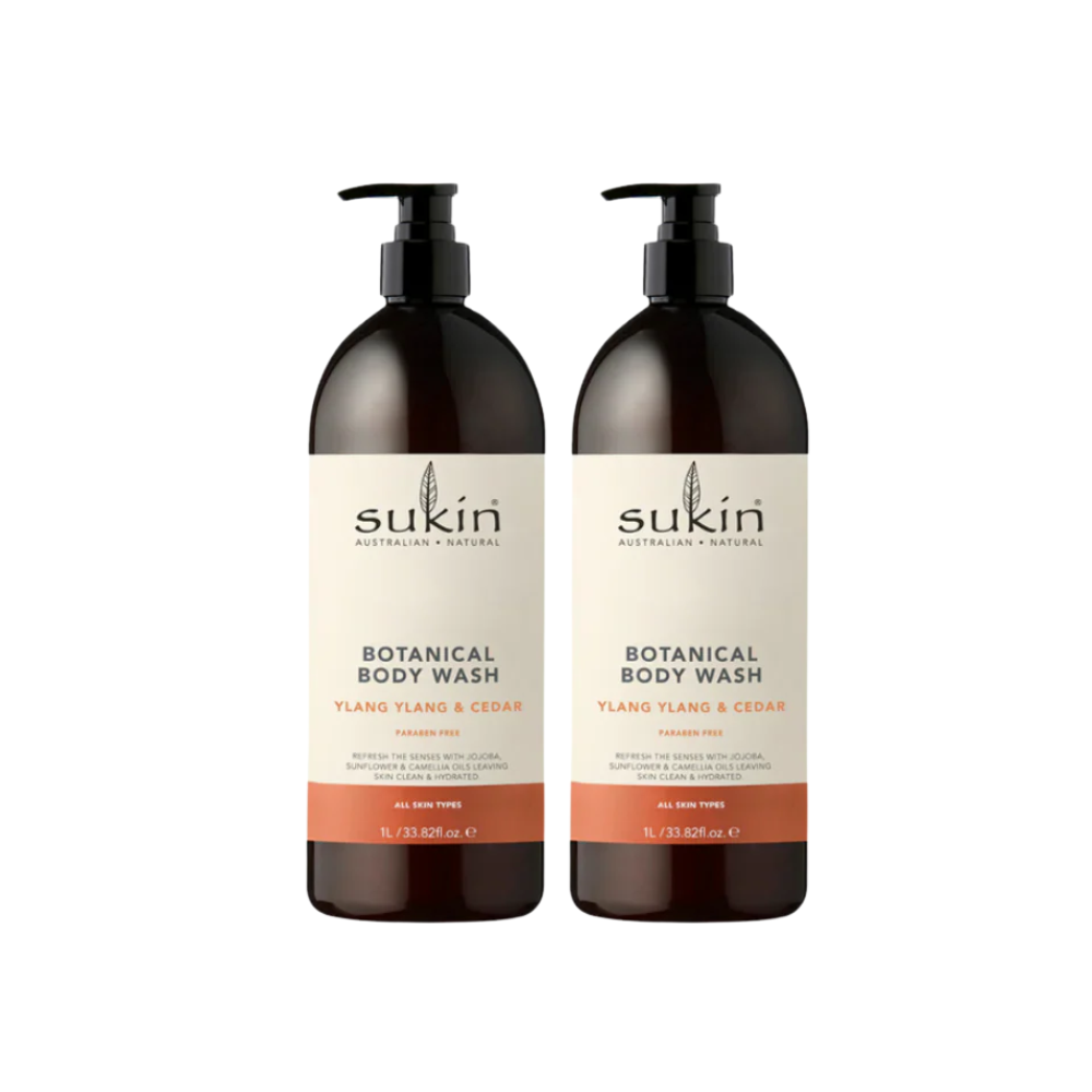 Sukin Ylang Ylang Body Wash, 1L