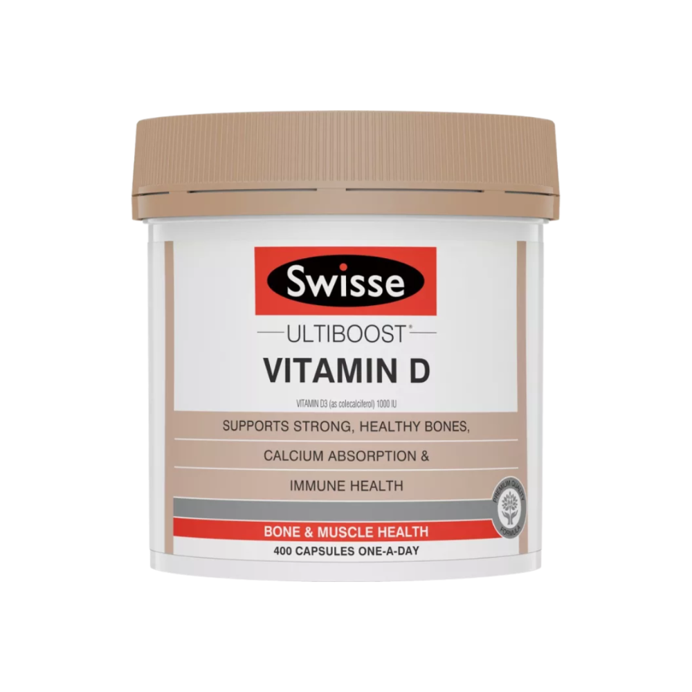 Swisse Ultiboost Vitamin D, 400 Capsules