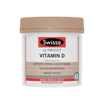 Swisse Ultiboost Vitamin D, 400 Capsules