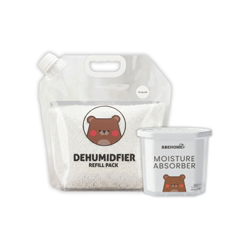 BAEHOME Dehumidifier Refill Pack 4.5kg, Original | Charcoal