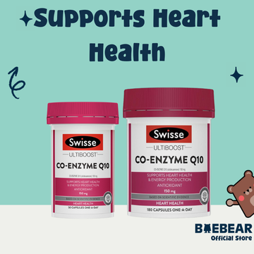 Swisse Co-Enzyme Q10 150mg, 50 Capsules | 180 Capsules
