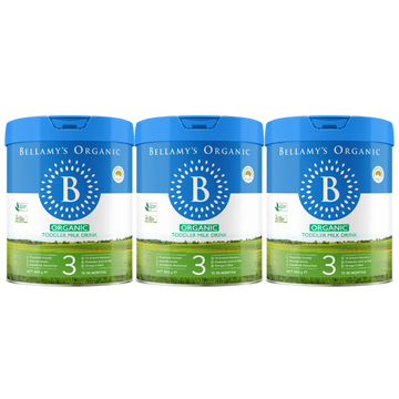 [NEW PACKAGING | Bundle of 3] Bellamy's Organic Toddler Milk Drink Step 3, 800g