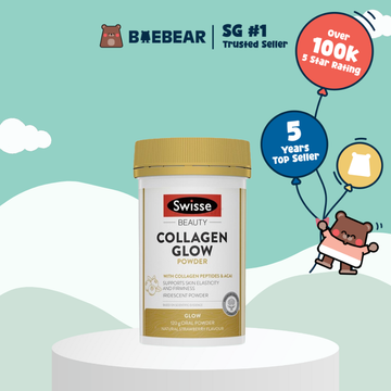 Swisse Beauty Collagen Glow with Collagen Peptides, 60 Tablets | 120 Tablets | 120g Powder