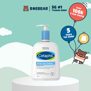 Cetaphil Gentle Skin Cleanser For Face & Body, 500ML | 1.25L
