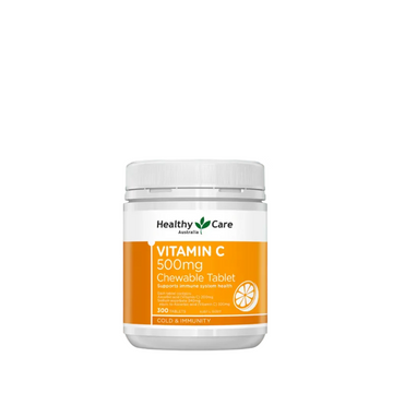Healthy Care Vitamin C 500mg Chewables, 300 Tablets | 500 Tablets