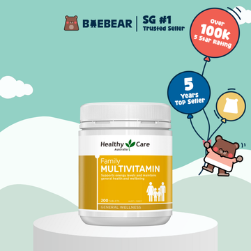 Healthy Care Family Multivitamin, 200 Tablets