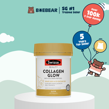 Swisse Beauty Collagen Glow with Collagen Peptides, 60 Tablets | 120 Tablets | 120g Powder