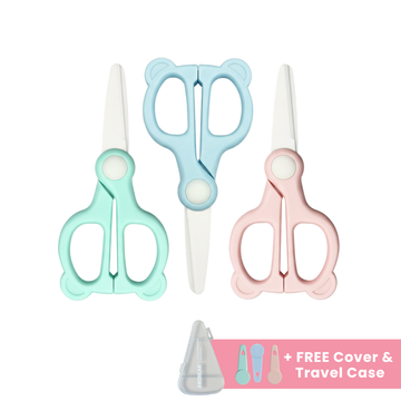 Baebear Baby Ceramic Food Scissors Mint | Blue | Mint