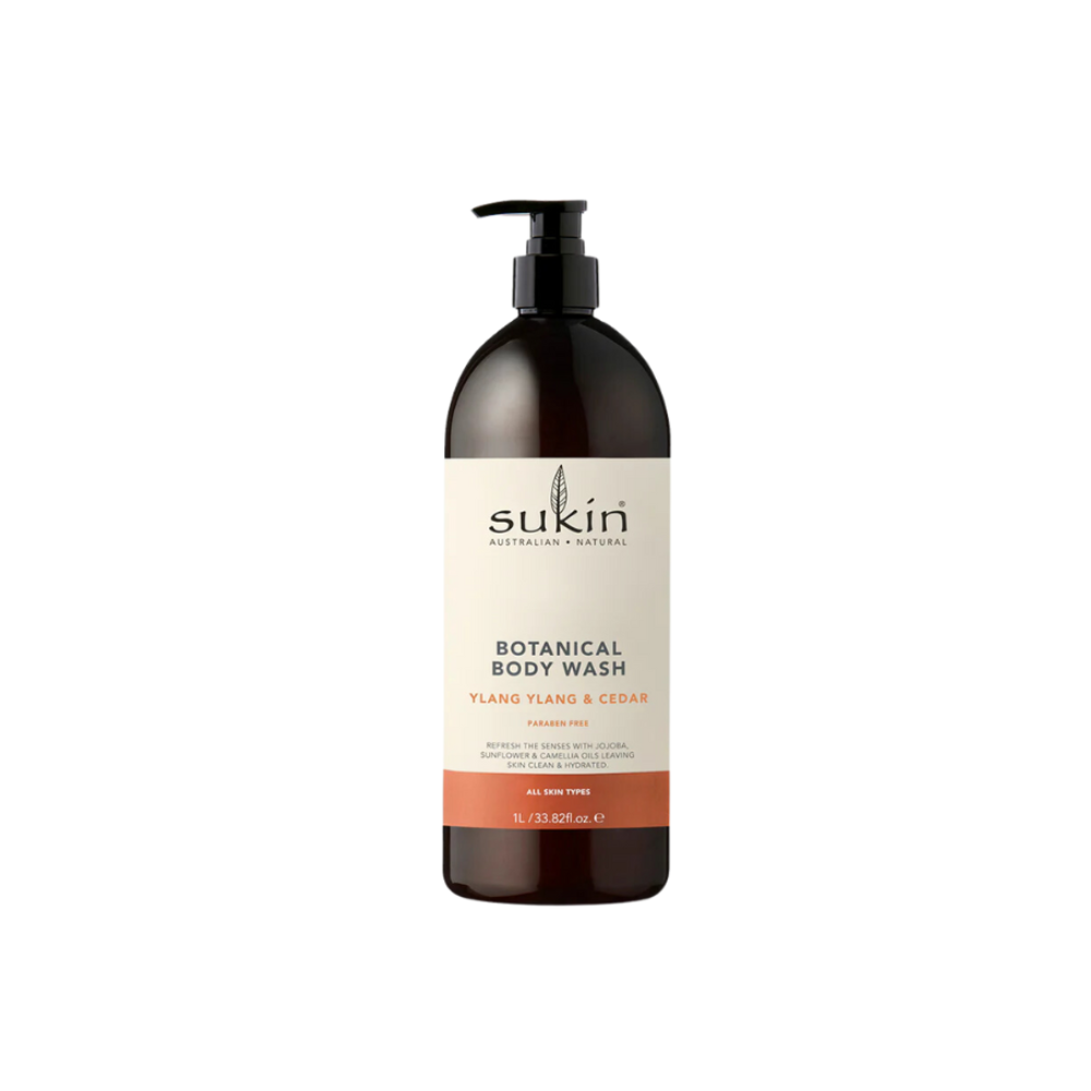 Sukin Ylang Ylang Body Wash, 1L