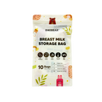 [Bundle of 10] BAEBEAR Breast Milk Storage Bag 250ml Jumbo Value Pack (100 pcs) Temperature Sensor | Leakproof