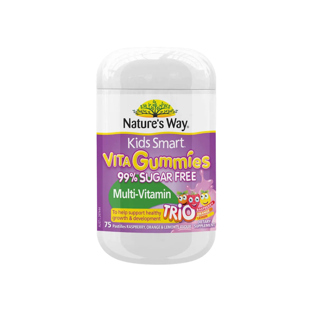Nature's Way Kids Smart Vita Gummies Sugar Free Multi trio, 150s