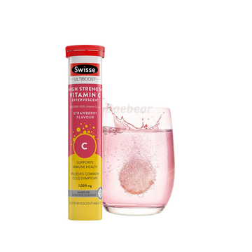 Swisse Ultiboost High Strength Vitamin C Effervescent, 20 Tablets | 60 Tablets