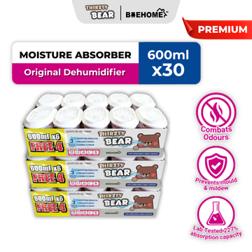 [NEW] Original Thirsty Bear Dehumidifier Moisture Absorber, 600ml