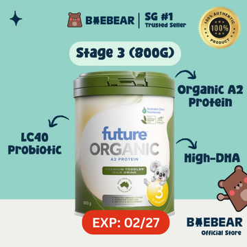 Future Organic A2 Protein Toddler Milk Drink, 800g EXP 02/27