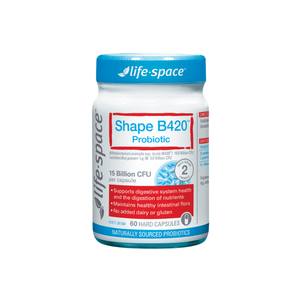 Life Space Shape B420 Probiotic, 60 Capsules