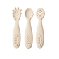 Baebear 3-Pk Baby Self-Feeding Silicone Pre-Spoons, 7 Colours