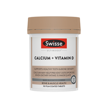 Swisse Ultiboost Calcium + Vitamin D, 90 Tablets | 150 Tablets | 250 Tablets