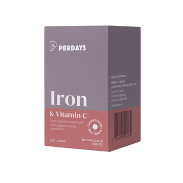 Perdays Pregnancy Iron & Vitamin C, 30s EXP 02/27