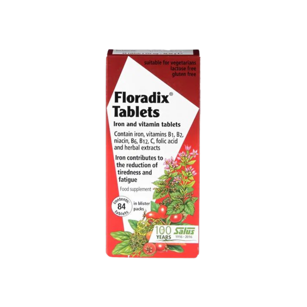 Floradix Tablets Iron & Vitamin, 84 Tablets