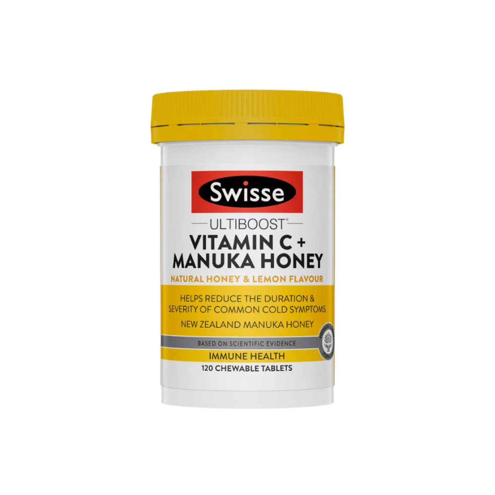 Swisse UB Vitamin C + Manuka Honey 120 Tabs (SG)