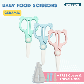Baebear Baby Ceramic Food Scissors Mint | Blue | Mint