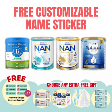 [FREE CUSTOMIZABLE NAME STICKER] Bundle of 6 Milk Powder
