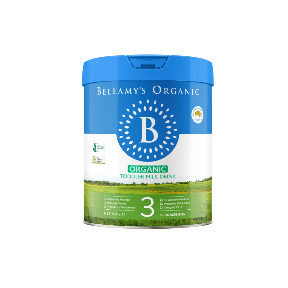 NEW PACKAGING] Bellamy's Organic Toddler Milk Drink Stage 3, 800g