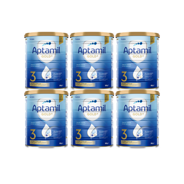 [Bundle of 6] Aptamil® Gold+ Premium Toddler Nutritional Supplement Stage 3, 900g