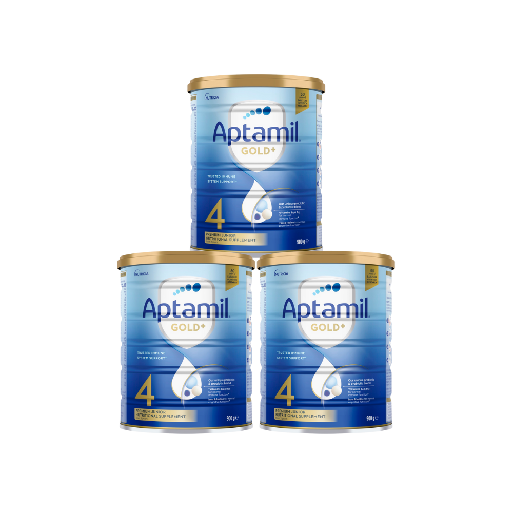 [Bundle of 3] Aptamil® Gold+ Premium Nutritional Supplement Stage 4, 900g