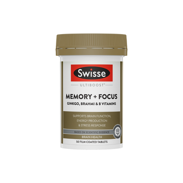 Swisse Memory + Focus, 50 Tablets