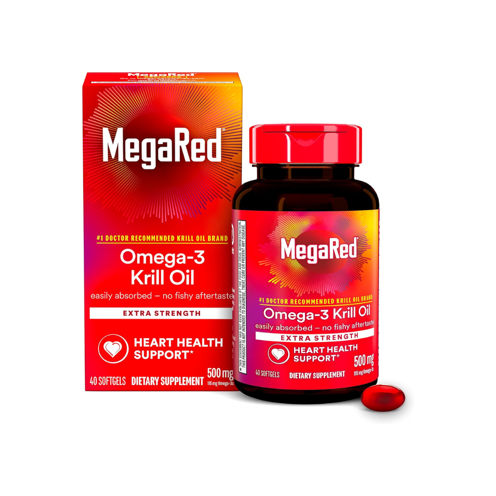 MegaRed Omega 3 Krill Oil 500mg, 40S