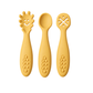 Baebear 3-Pk Baby Self-Feeding Silicone Pre-Spoons, 7 Colours
