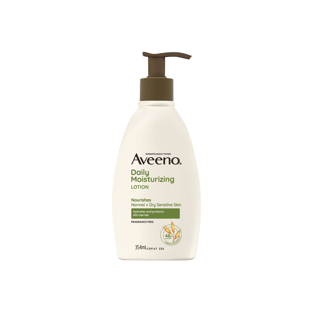 Aveeno Daily Moisturizing Body Lotion for Normal + Dry Sensitive Skin 1L| 354ml (SG)